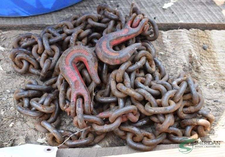 20' 5/16" Chain- Hooks at Both Ends