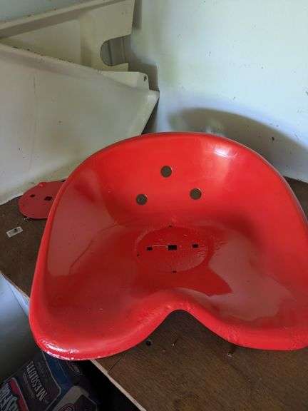 Vintage tractor seat