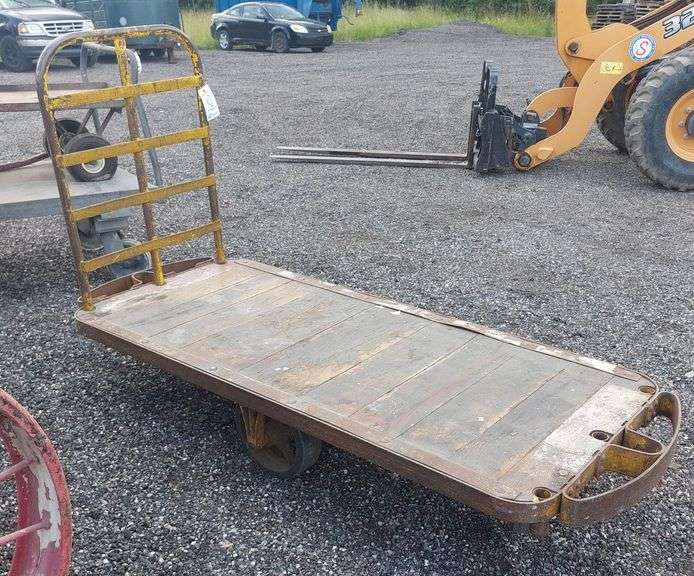 Wooden Cart on Wheels image
