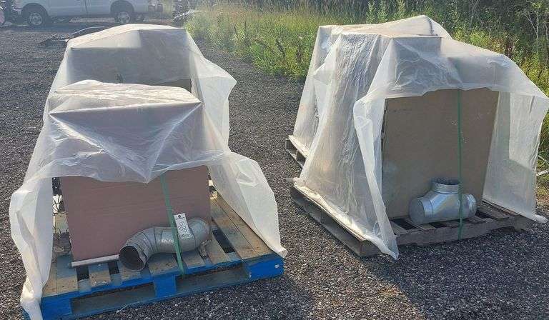 (4) Hanging Forced Air Furnaces