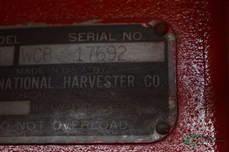 1946 Farmall W-9 Standard- S/N 17692