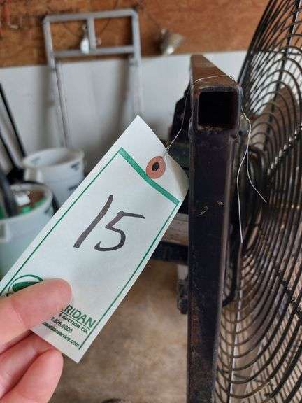 Sullivan Supply Turbo Livestock Fan on Wheeled  Cart