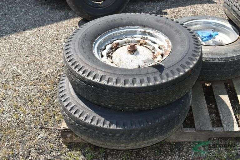 (4) Assorted Tires on Rims