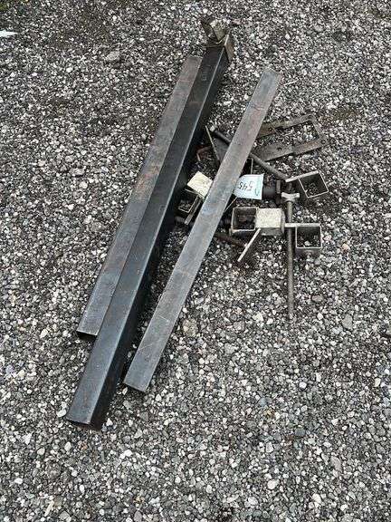 Upper engine bay / transmission support frame brackets image
