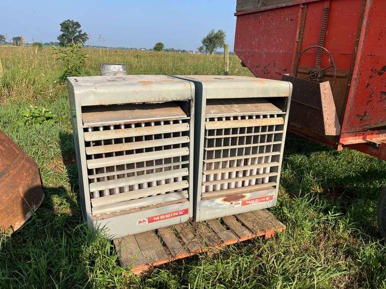 (2) Modine 250,000 BTU propane standing pilot unit heaters, row:11 image