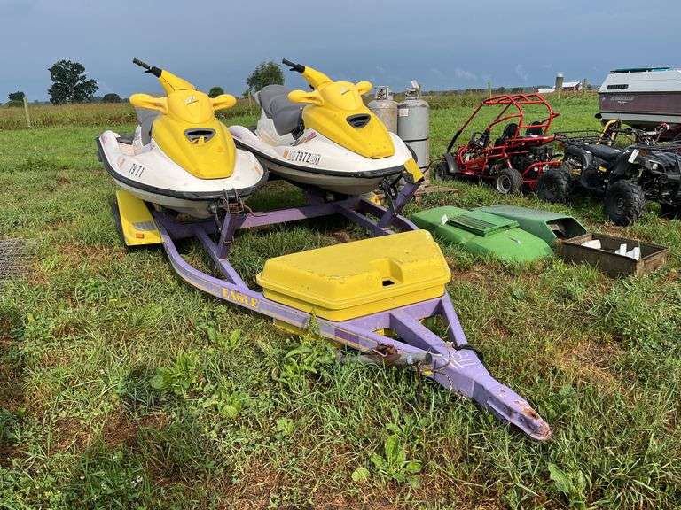 (2) 1997 Rotax Seadoo Jet ski's, row:10 image