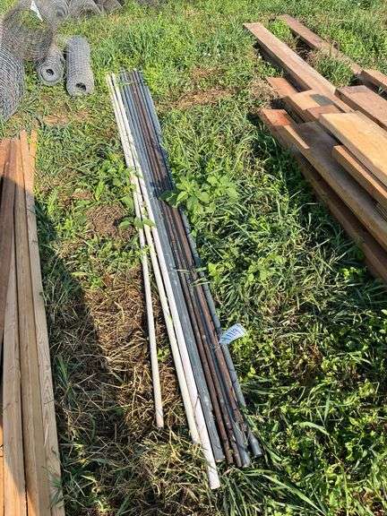 Pile of conduit & copper pipe 10' L, row:11 image