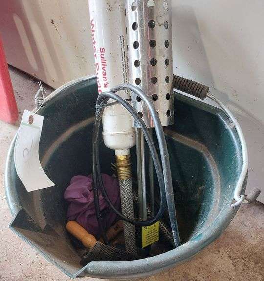 Bucket Heater, Flat-Back Bucket, Sullivans Water Purifier, Grooming Tools