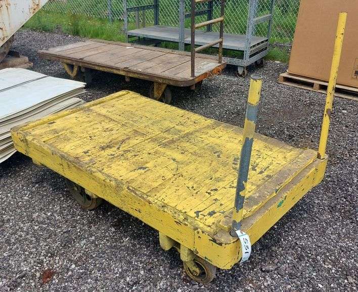 Wooden Cart on Wheels image