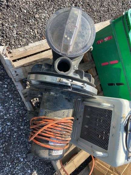Pool pump and electric heater