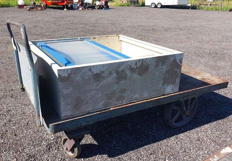 Metal Cart & Cabinet image