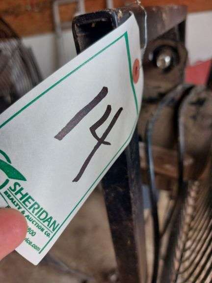 Sullivan Supply Turbo Livestock Fan on Wheeled  Cart