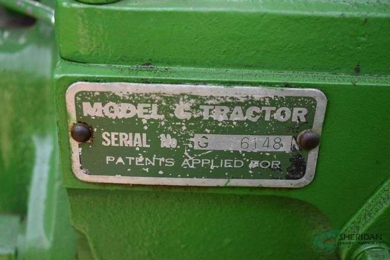 1938 John Deere GP- S/N G6148