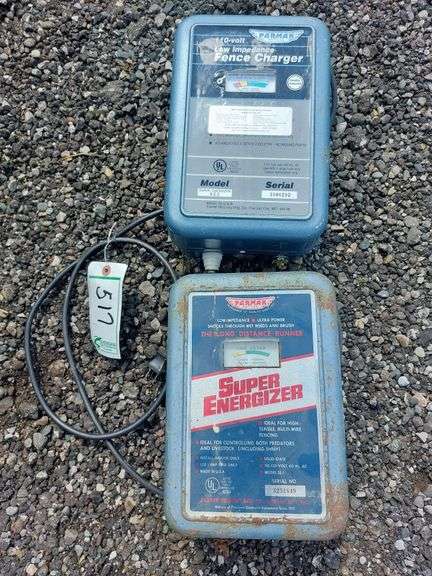 (2) PARMAK Low Impedance Fence Chargers 110 Volt image
