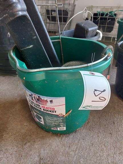 Heated Flat-Back Bucket & Goat Trough