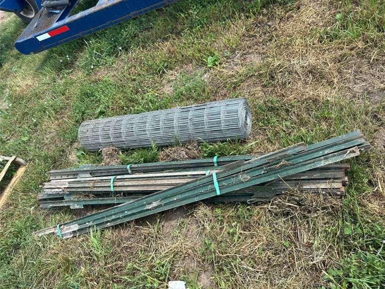 (25) T-posts and (1) roll of wire, row:9 image