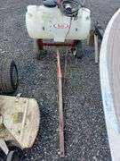 25 Gallon Pull-Type Sprayer w/ Self Regulating Pump & Hand Wand