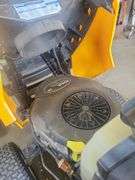 Cub Cadet XT1 riding lawn mower with clipping bagger