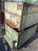 (2) Steel Tubs