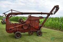 1940 McCormick No. 2 Steel Husker and Shredder on Wheels
