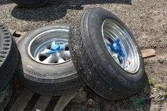 (4) Assorted Tires on Rims