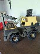 Kid play trucks