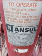 (2) Fire Extinguishers on Wheel Carts