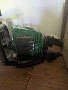 Green hedge trimmer