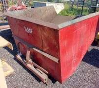 Forklift Tip Dumpster Hopper