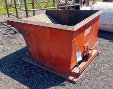 Forklift Tip Dumpster Hopper