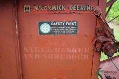 1940 McCormick No. 2 Steel Husker and Shredder on Wheels