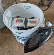 (3) Hanging Feeders, (2) Double Dip, & Brute Barrel w/ Lid