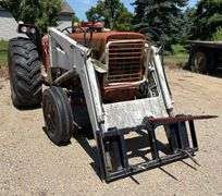 IH Utility 656 w/ Loader, Hay Fork, Bucket, & Pallet Fork