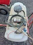 25 Gallon Pull-Type Sprayer w/ Self Regulating Pump & Hand Wand