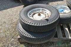 (4) Assorted Tires on Rims