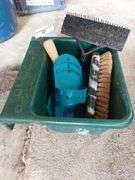 Grooming Tools in Hanging Feeder