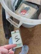 (3) Hanging Feeders, (2) Double Dip, & Brute Barrel w/ Lid