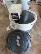 (3) Hanging Feeders, Swell, & Brute Barrel w Lid