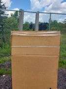 Box of Metal Shelving