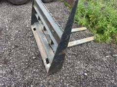 Skid steer pallet forks