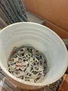 Box of Metal Shelving