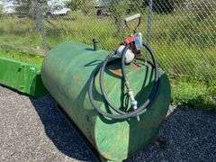 300 gallon diesel tank with hand pump