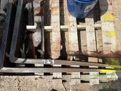 (2) Pallet Tines 30" Yellow