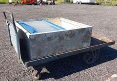Metal Cart & Cabinet