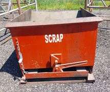 Forklift Tip Dumpster Hopper