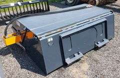 Wolverine Skid Steer Bucket Broom Sweeper 6'