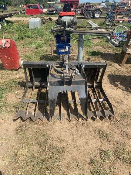 Grapple bucket for skid steer-hydraulic, row:10 image