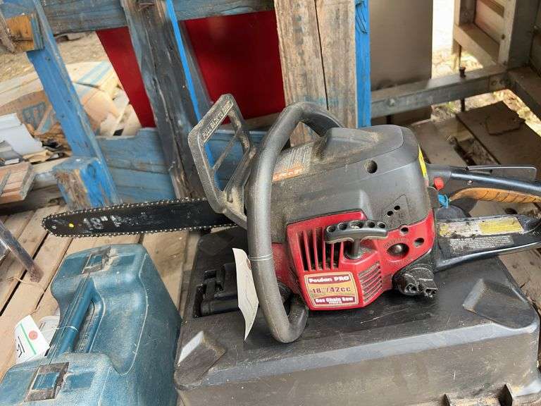 18" Poulan chain saw, bldg:Green image