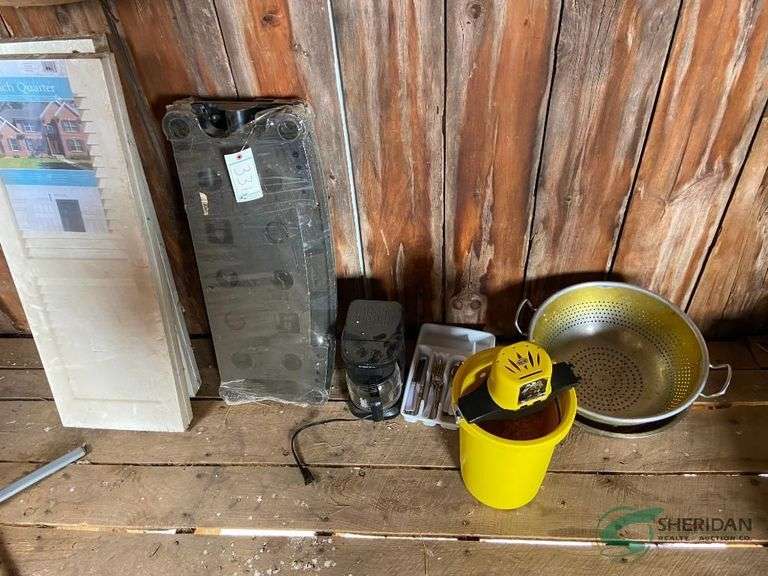 Ice cream maker, coffee maker, shutters, and more image