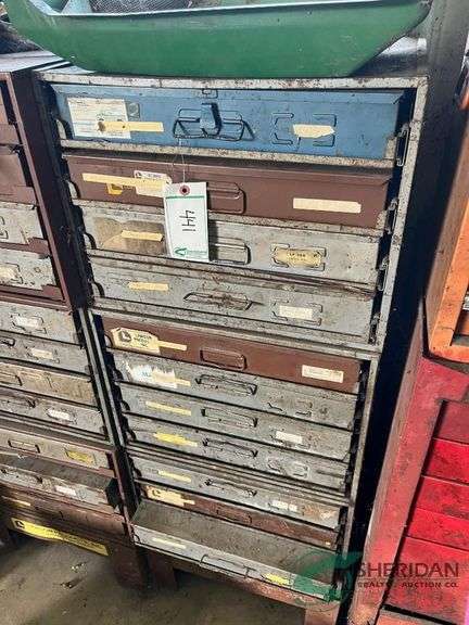 Stackable hardware boxes and contents image